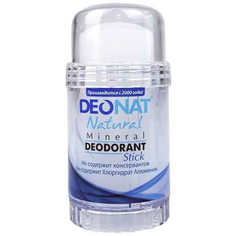 Кристаллический минеральный дезодорант DeoNat Natural Mineral Deodorant Stick, 80 г