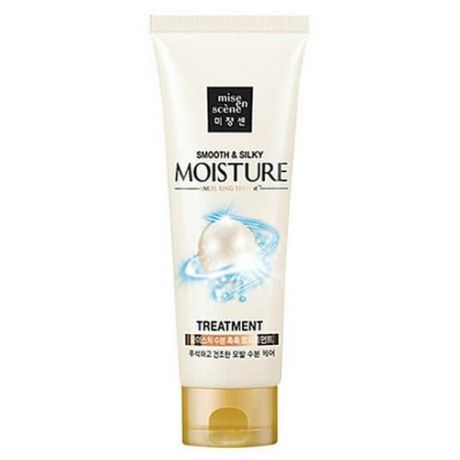 Маска для придания блеска Mise En Scene Pearl Smooth & Silky Moisture Treatment