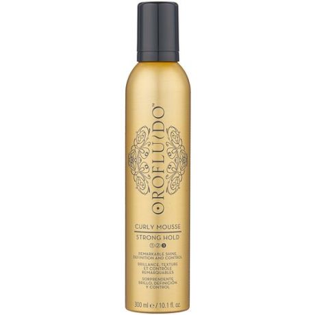 Orofluido Curly Mousse Strong Hold - Мусс для кудрявых волос, 300 мл