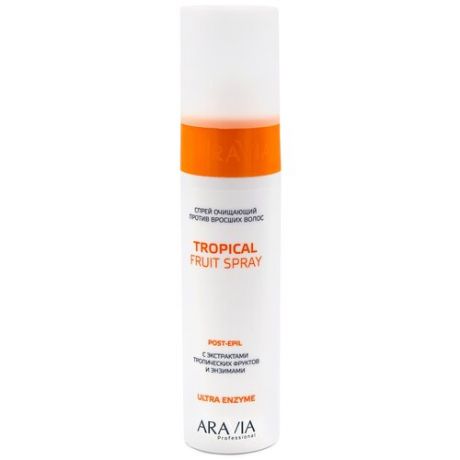 ARAVIA Professional - Спрей очищающий против вросших волос с экстрактами тропических фруктов и энзимами Tropical Fruit Spray, 250 мл