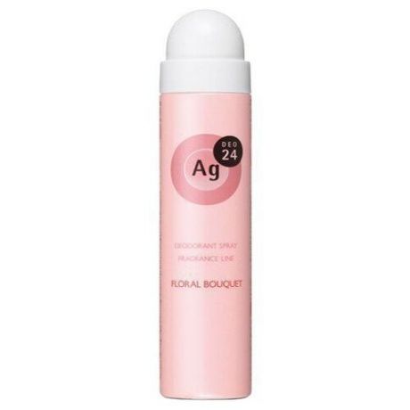 Shiseido ag deo24 спрей дезодорант-антиперспирант с ионами серебра, с ароматом цветов, 40 гр