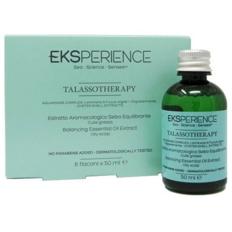 Масло для кожи головы Revlon Eksperience Talassotherapy Sebum Balancing Essential Oil против жирности 6 шт по 50 мл