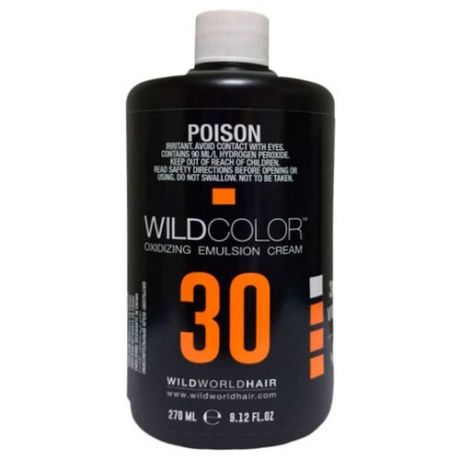Wild Color 9% Крем - эмульсия окисляющая для краски / Oxidizing emulsion cream 270 мл