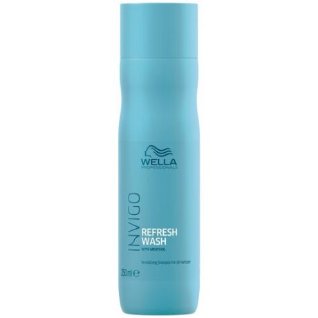 Wella Invigo Balance Refresh Wash - Оживляющий шампунь для всех типов волос, 250 мл