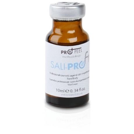 Всесезонный салициловый пилинг поверхностно-срединного действия pro 10% для коррекции жирности кожи, гиперкератоза, акне и постакне Promoitalia Sali-Pro Peel 10%
