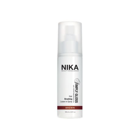 Nika Спрей-усилитель цвета с прямыми пигментами / Hair brushing leave in spray brown 100 мл