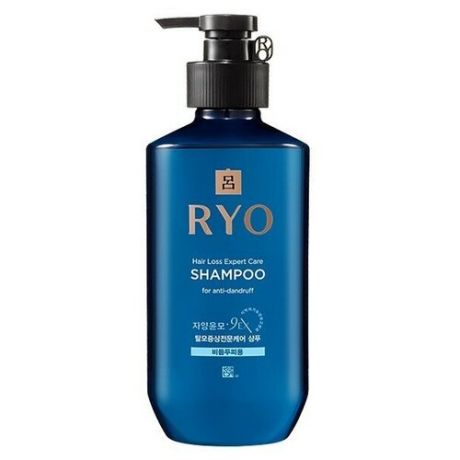 RYO Jayangyunmo 9EX Hair Loss Expert Care Shampoo (For Anti-Dandruff) - Шампунь против перхоти, 400 мл