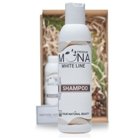 Шампунь для волос Mona Premium (Мона премиум) White line - от выпадения волос, для роста волос и против перхоти