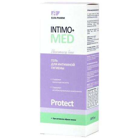 Гель для интимной гигиены Protect "Intimo+med", 200 мл