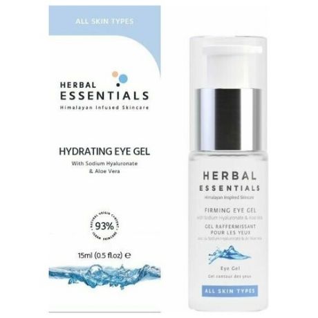 Herbal Essentials гель для век увлажняющий 15мл с гиалуронатом натрия и алоэ вера