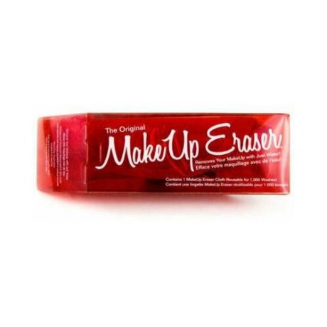 Салфетка MAKEUP ERASER для снятия макияжа, красная