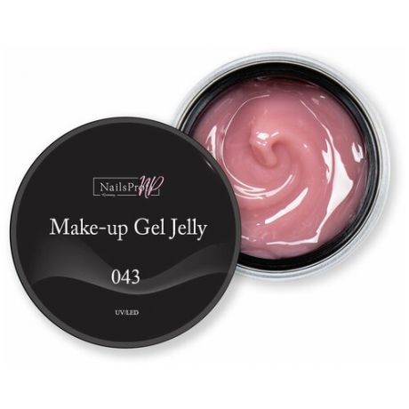 Камуфлирующий гель для наращивания ногтей NailsProfi Make-Up Gel Jelly 043 - 30 гр