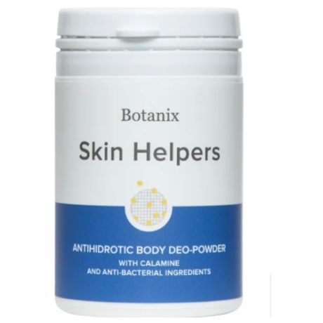 Botanix. Skin Helpers. Антигидрозная део-пудра для тела с каламином и антибактериальными компонентами, 50 г