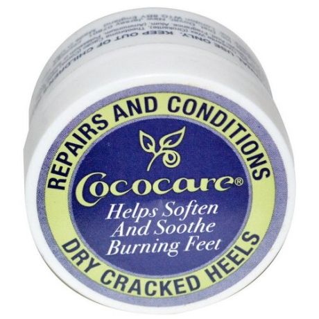 Cococare Repairs and Conditions Dry Cracked Heels Восстановление и увлажнение сухой потрескавшейся кожи на пятках