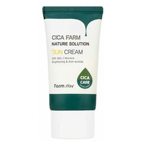 Солнцезащитный крем с центеллой Farm Stay Cica Farm Nature Solution Sun Cream