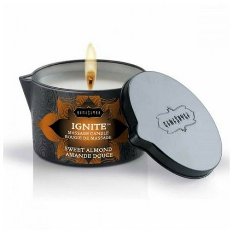 Массажное масло-свеча IGNITE massage oil candle sweet almond 170 г