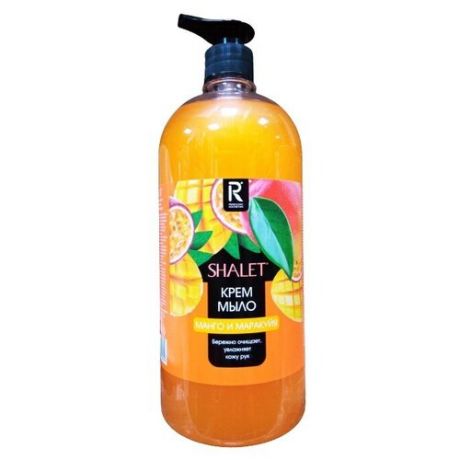 SHALET Жидкое крем- мыло 1000мл ( дозатор ) манго & маракуйя