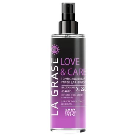 La Grase Спрей термозащитный для волос Love&Сare, 150 мл