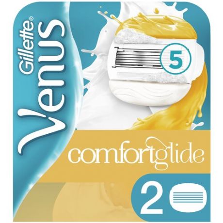 Gillette Venus Кассеты сменные Gillette Venus & Olay Comfortglide 2 шт, 40 гр, 1 шт