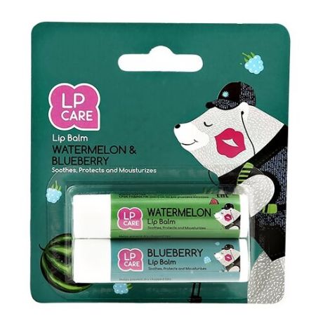 LP CARE Набор бальзамов для губ Watermelon & Blueberry 2 шт.