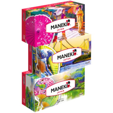 Maneki dream салфетки бумажные, 2 слоя белые, 210х196 мм, 200 шт