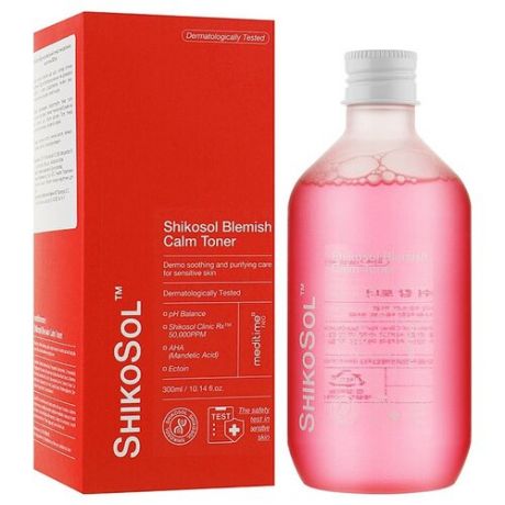 Meditime Тонер для чувствительной и проблемной кожи - Shikosol blemish calm toner, 300мл