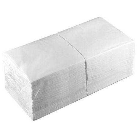 Салфетки Белые 33*33 двухслойные упаковка 200шт