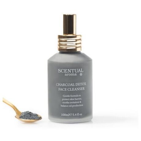 Детокс-очиститель для лица с углем Charcoal от Scentual Aroma 100 мл