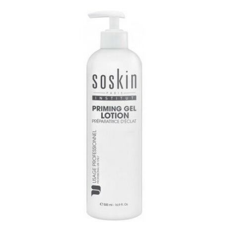 Прайминг-гель лосьон для подготовки кожи лица к процедурам Soskin Priming gel lotion 500 мл
