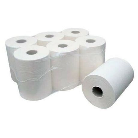 Полотенца бумажные FOCUS Extra Quick в рулонах белые, 280 м, 1 слой, 6шт/кор