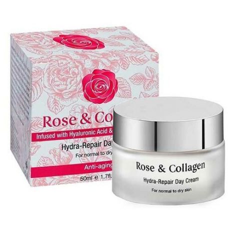 Chic++ Rose & Collagen Дневной крем интенсивного увлажнения, 50мл