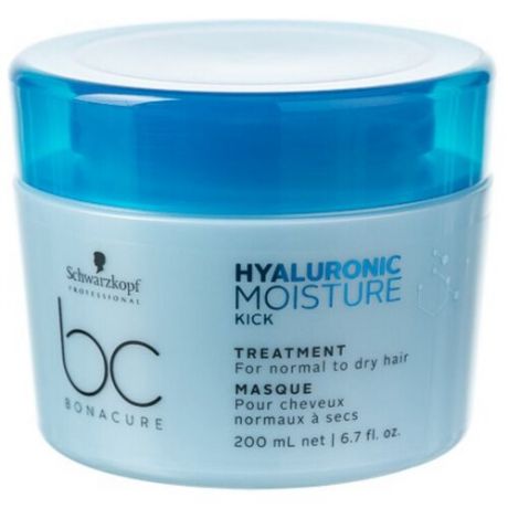Маска для волос SCHWARZKOPF PROFESSIONAL BC Hyaluronic moisture kick Увлажняющая, 200 мл