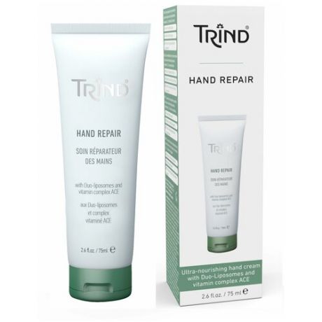 Trind Hand Repair - Восстанавливающий крем для рук, 75 мл