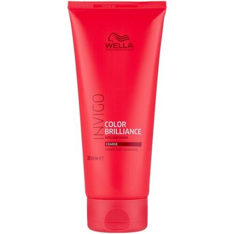 Wella Invigo Color Brilliance - Бальзам-уход для защиты цвета окрашенных жестких волос, 200 мл