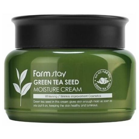Farmstay увлажняющий крем с семенами зеленого чая, для проблемной кожи, 100 гр