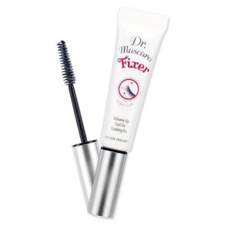 Etude house тушь-фиксатор для ресниц объем + водостойкость dr. mascara fixer, 01 прозрачная, 10 гр