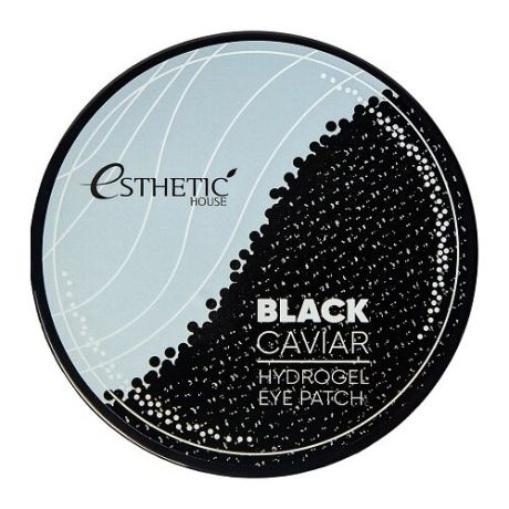 Esthetic House Патчи гидрогелевые для глаз Черная икра / Black Caviar Hydrogel Eye Patch 60 шт
