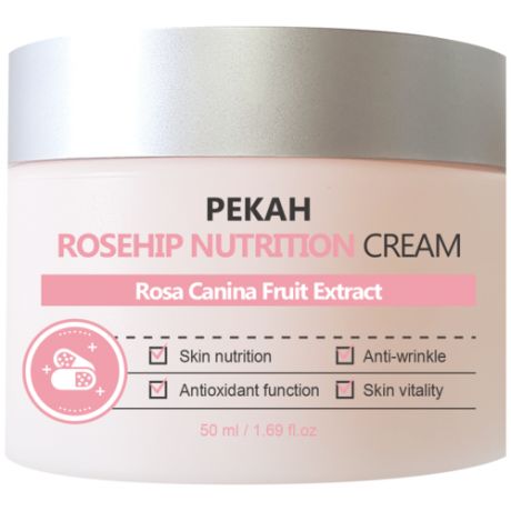 Pekah Крем для лица питательный с экстрактом шиповника – Rosehip nutrition cream, 50мл