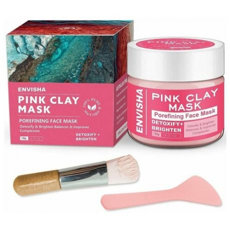 Очищающая маска с австралийской розовой глиной ENVISHA PINK CLAY MASK