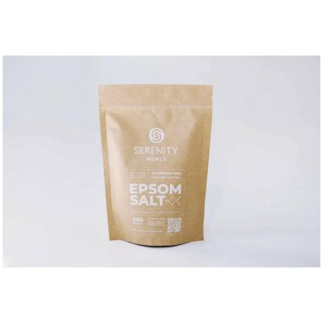 Epsom salt, морская английская соль магния для ванны Эпсома, Бишофит для похудения, 400 гр