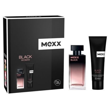 Mexx Женский Black Woman Набор: туалетная вода 30мл, гель для душа 50мл
