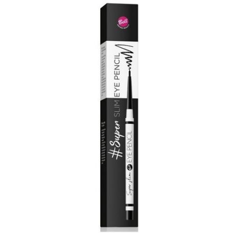 Bell Карандаш для глаз Super Slim Eye Pencil, оттенок черный