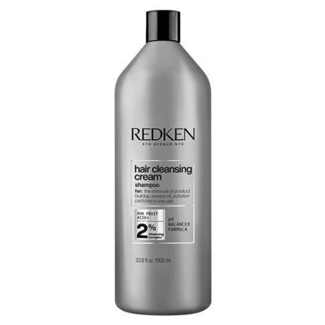 Redken Clean Maniac Micellar: Технический шампунь для глубокого очищения от внешних загрязнений, остатков стайлинга, излишних и ежедневных выделений кожи головы (Hair Cleansing Cream), 1000 мл