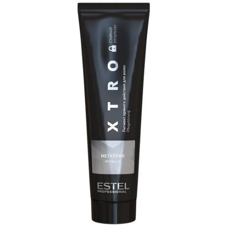 Estel Professional Пигмент прямого действия для волос XTRO BLACK Металлик 100мл