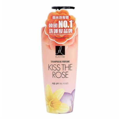 Парфюмированный шампунь ELASTINE Perfume Kiss The Rose для всех типов волос, 600 мл