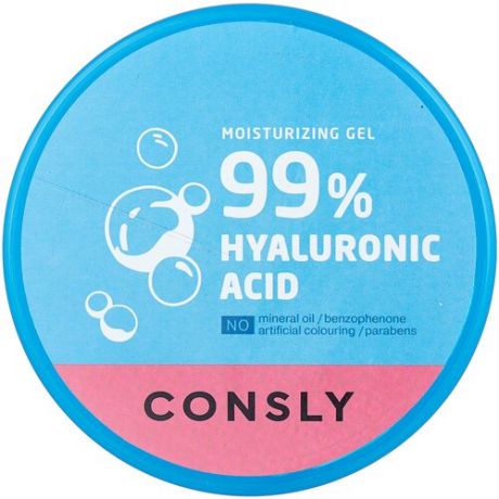 Consly hyaluronic acid 99% увлажняющий многофункциональный гель с гиалуроновой кислотой, 300 мл