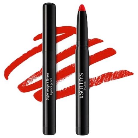 Sothys Make-Up Lips: Стойкая матовая помада-карандаш, оттенок "Роковой красный" (Jumbo lip pencil (10 - rouge rock)), 1 шт.