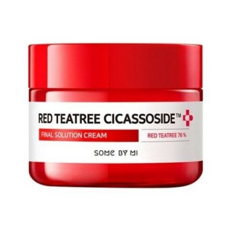 SOME BY MI Red Teatree Cicassoside Cream - Крем для проблемной кожи с экстрактом красного чайного дерева