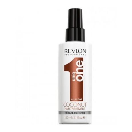 Revlon Professional Uniq One Несмываемая маска-спрей для волос с ароматом кокоса, 150 мл