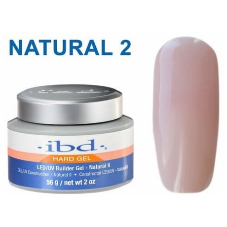 Гель IBD LED/UV Builder Gel конструирующий камуфлирующий, 56 г natural II